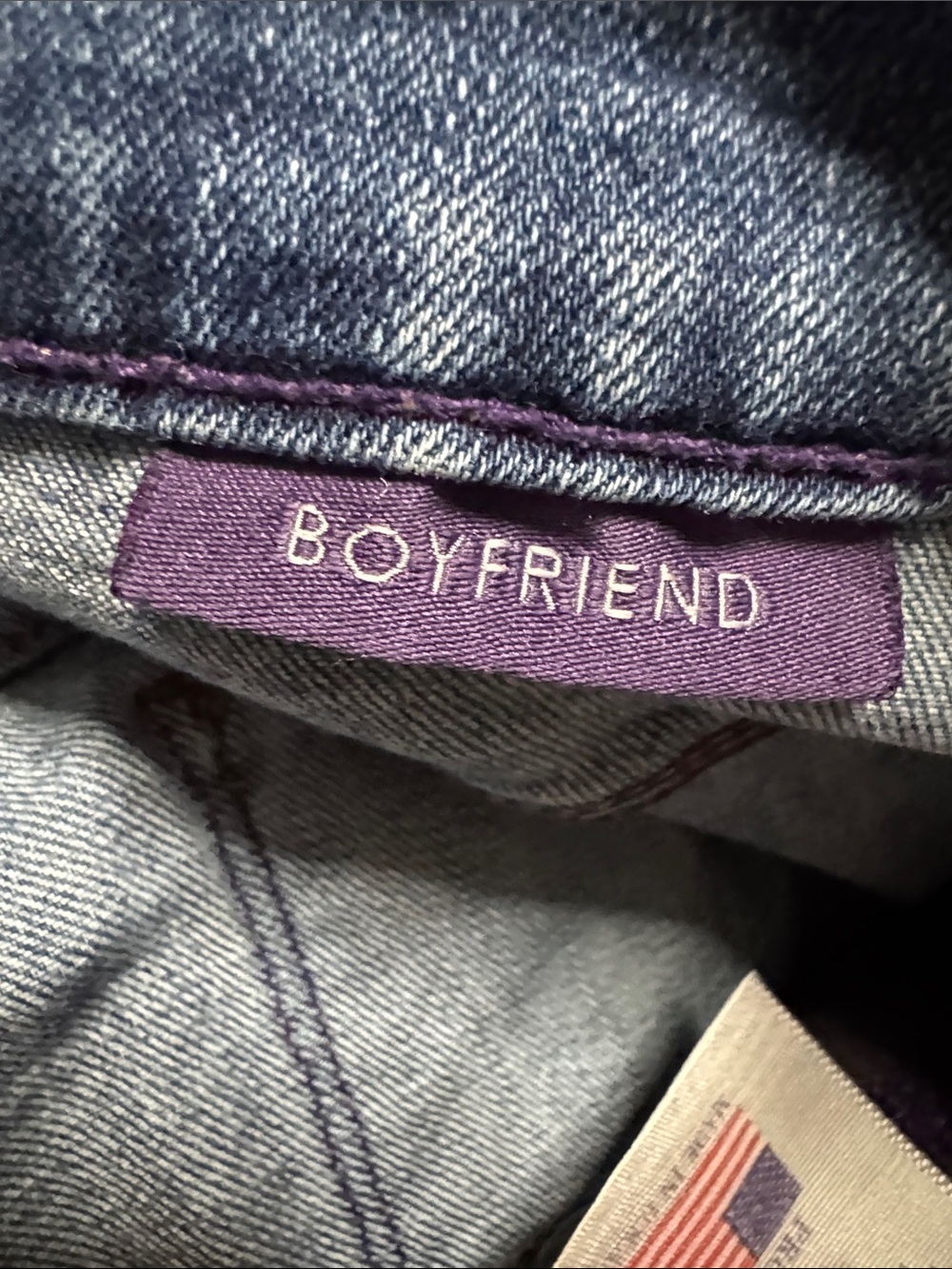 NYDJ Lorena Boyfriend Jeans with Cuffed Hem in Redding Colorway - Picture 4 of 14